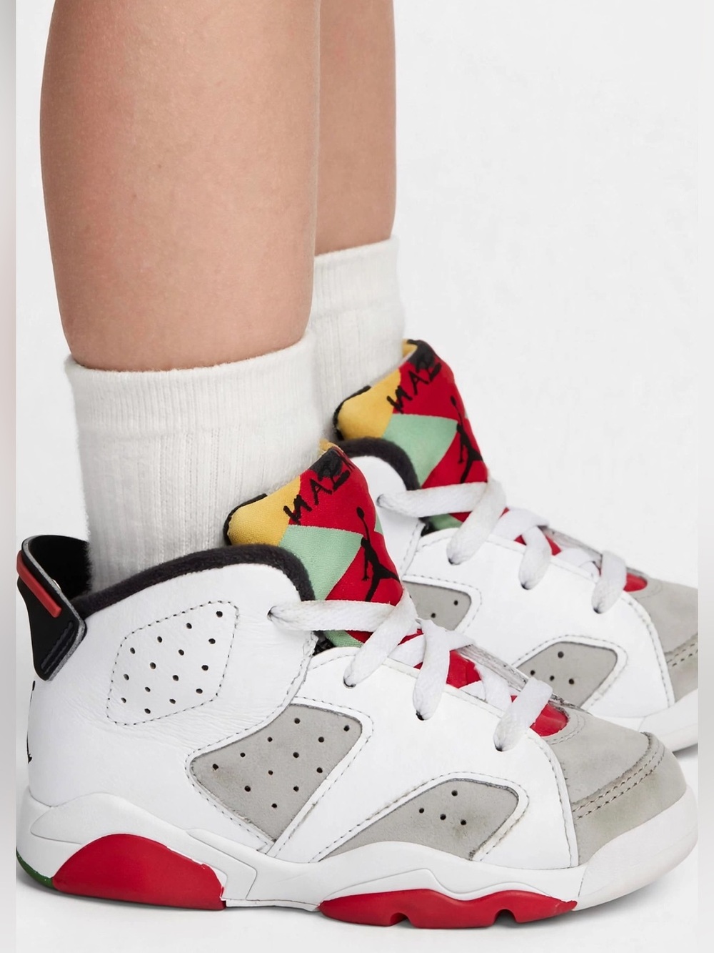 Jordan Kids' Haré 6 Multicolor High-Top Sneakers